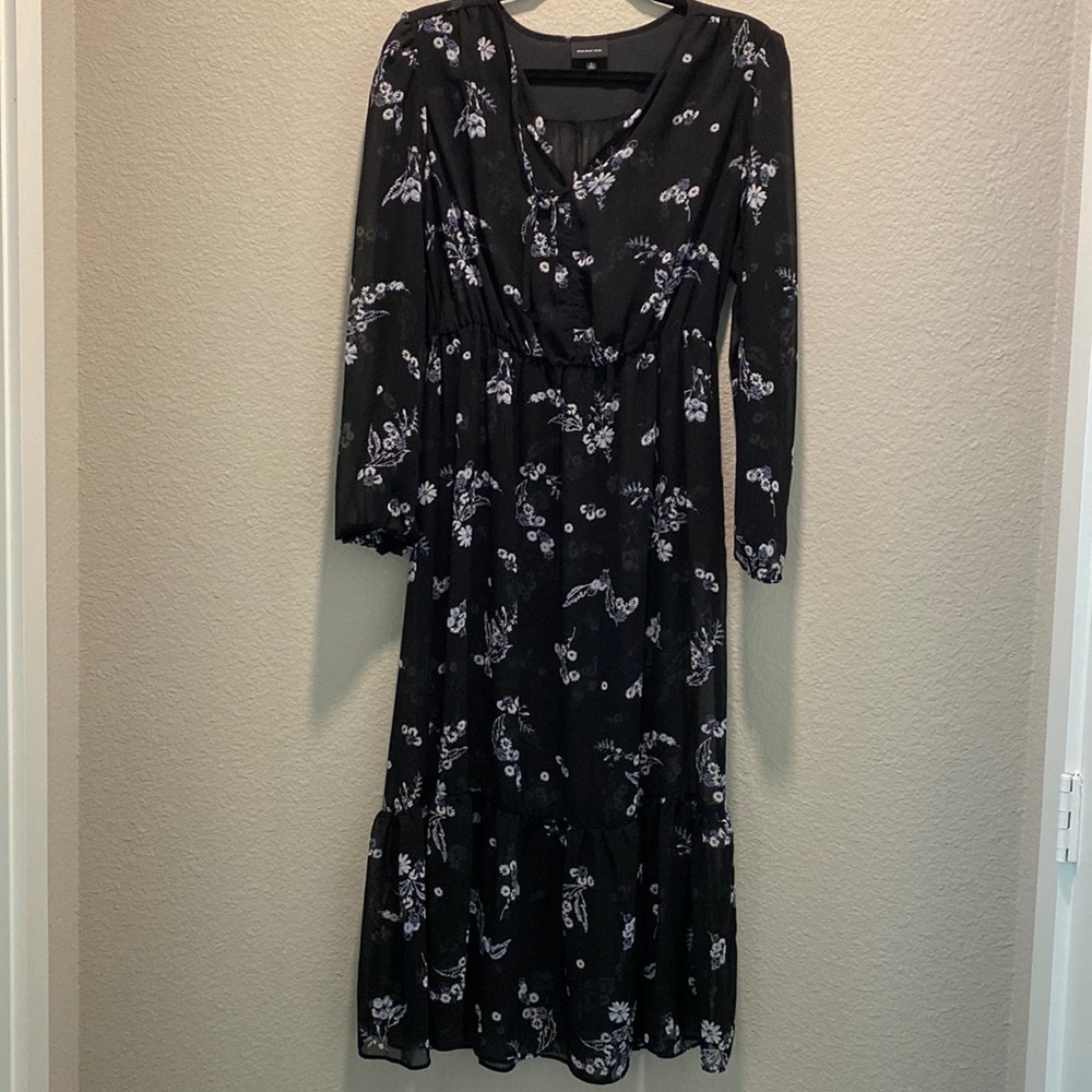 SHEER BLACK DRESS
